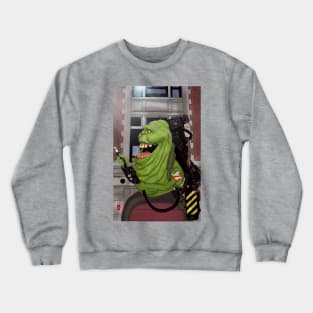 Green Ghost Crewneck Sweatshirt